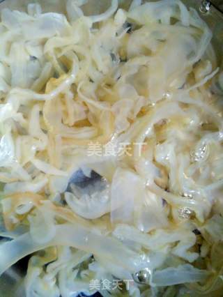 Appetizing Cold Dish, Healthy Weight Loss, Cold Jellyfish and Cucumber recipe