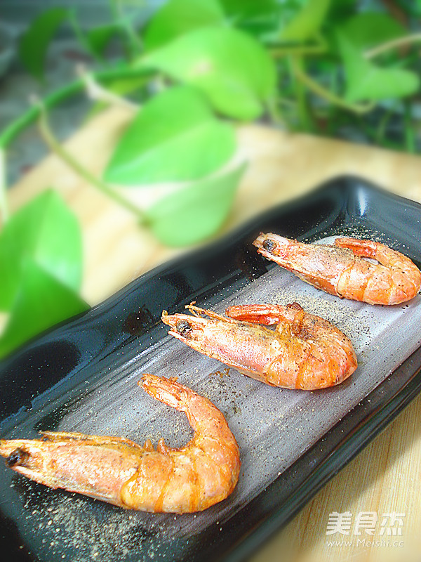 Fried Shrimp with Black Pepper recipe