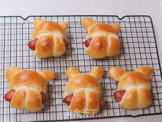 One of The Characters in The Fable of The Tortoise and The Hare [little Bunny Hot Dog Bread] recipe