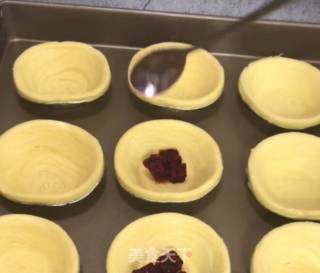 Dragon Fruit Egg Tart recipe