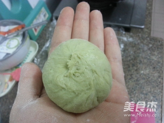 Matcha Potato Salty Bread recipe