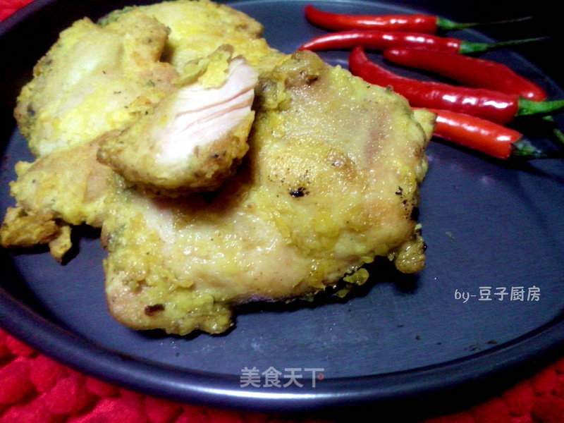 Deep-fried Delicious---thai Style Sweet and Spicy Fried Chicken Steak recipe