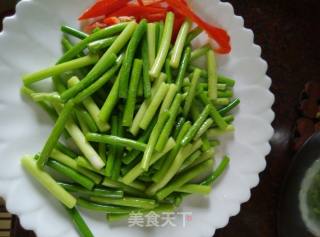 Stir-fried Duck Kidney with Garlic Moss recipe