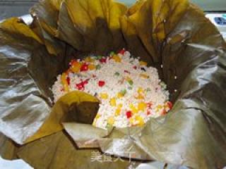 Honey Sauce with Plum Pork and Lotus Leaf Rice recipe