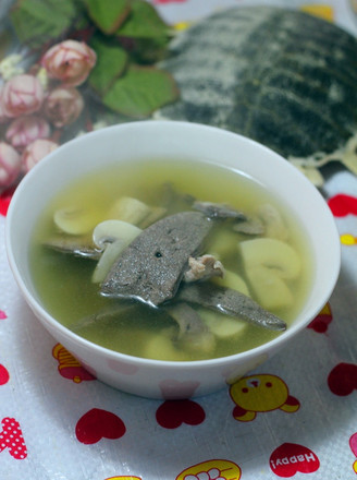 Mushroom Stewed Liver Heart Soup recipe
