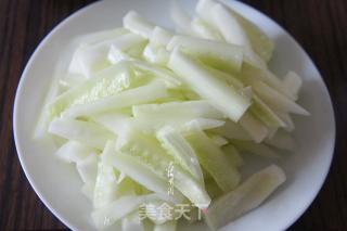 Sweet and Sour Cucumber Strips recipe