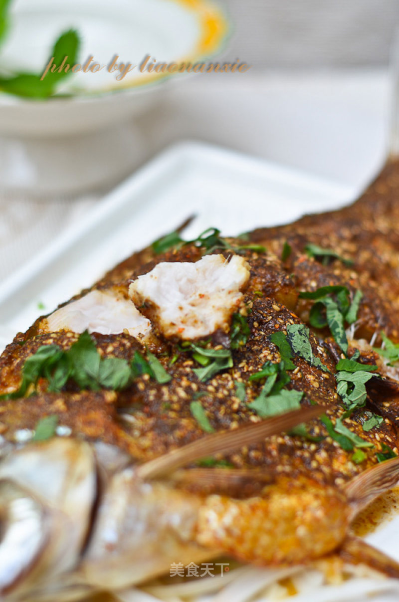 Grilled Pomfret recipe