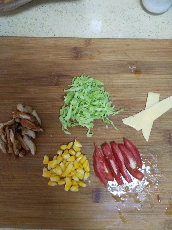 Chicken and Vegetable Burrito recipe