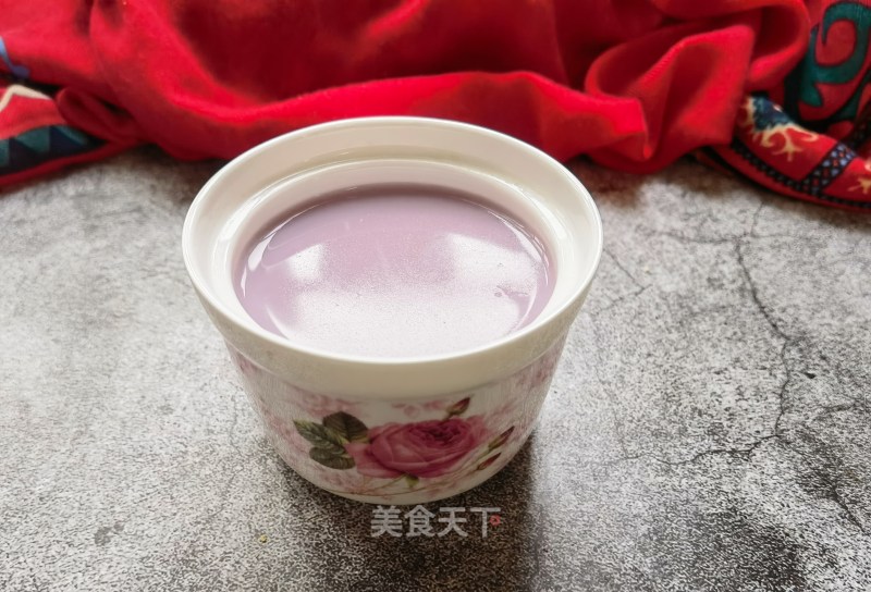 Purple Sweet Potato Oats Peanut Soy Milk recipe