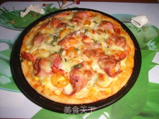 Italian Bacon Wrapped Prawn Pizza recipe