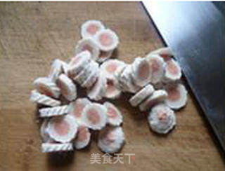Fried Celery with Scallop Balls recipe
