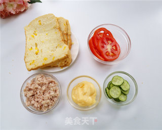 Tuna Floss Sandwich recipe