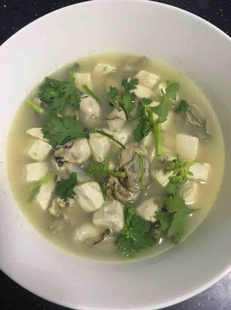Sea Oyster Tofu Soup