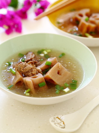 Lotus Root Tongue Soup recipe