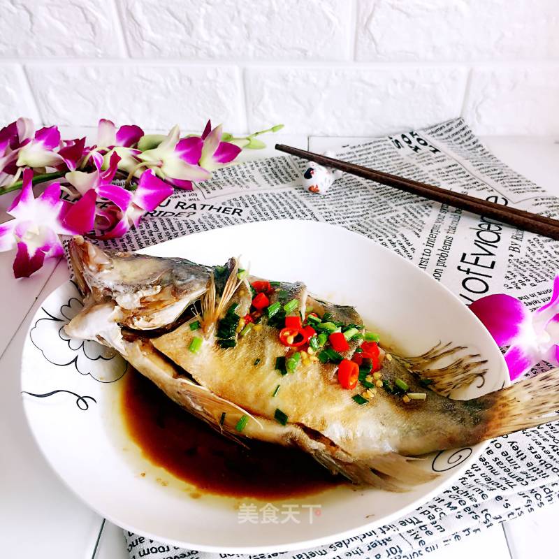 #trust之美# Steamed Mandarin Fish recipe