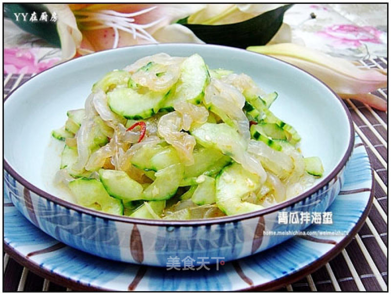 [summer Cold Dish] Cucumber Mixed with Jellyfish recipe