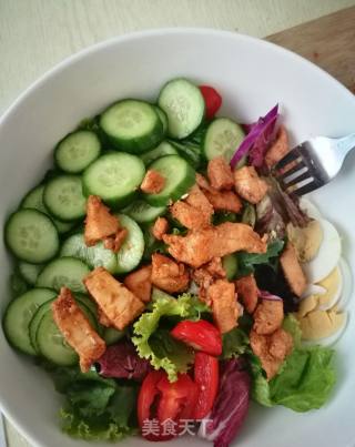 Pan-fried Chicken Breast Salad recipe