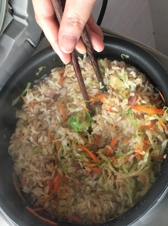 Sausage Rice with Salty Rice recipe