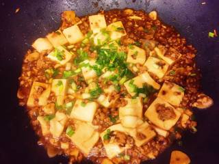 Tofu with Mushroom Minced Meat recipe