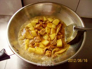 [tiantian Gourmet Boy Chicken] 1#——curry Chicken Pieces and Potatoes recipe