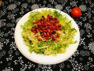 #团圆饭#peanuts Mixed with Bitter Chrysanthemum recipe