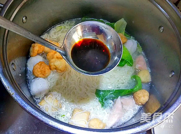 Hot Pot Ball Boiled Noodles recipe