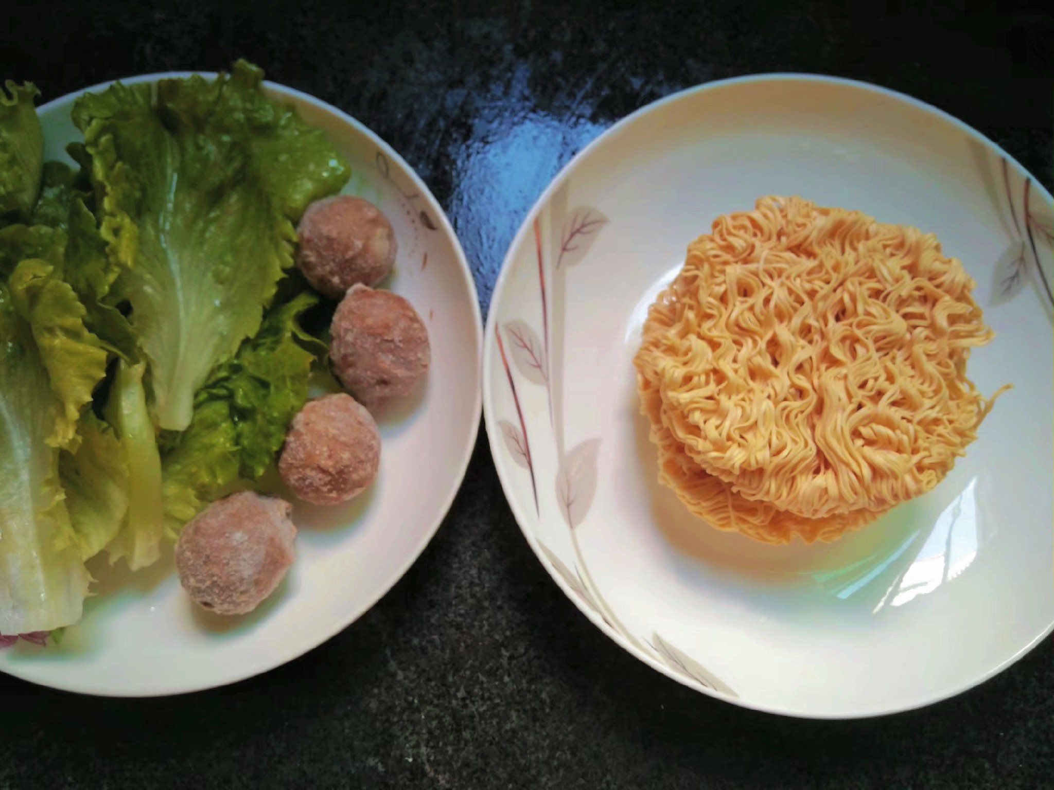 Beef Meatballs and Vegetable Noodles recipe