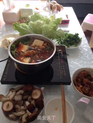 Spicy Chicken Hot Pot recipe