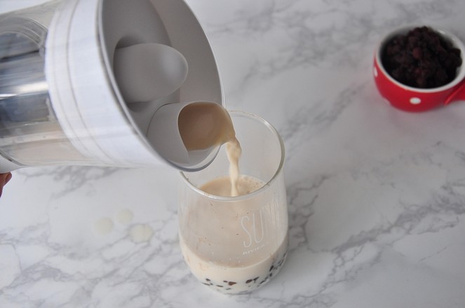 Brown Sugar Brown Rice Red Bean Milk Tea recipe