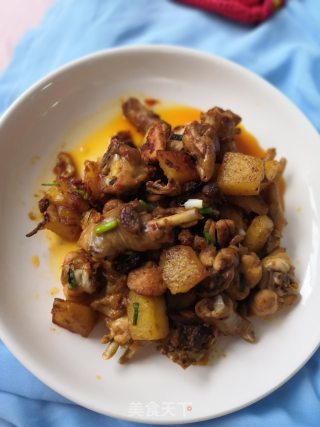 Braised Chicken Nuggets with Potatoes recipe