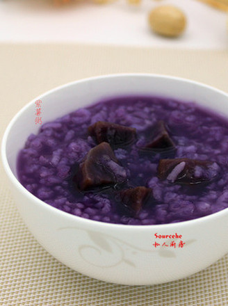 Purple Potato Congee recipe