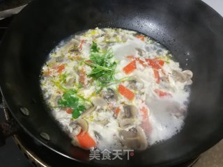 Mushroom Egg Drop Soup recipe