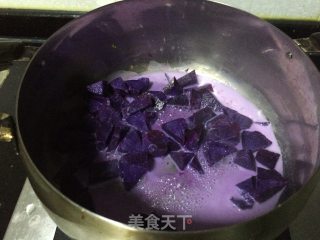 Caterpillar Purple Sweet Potato Bread recipe