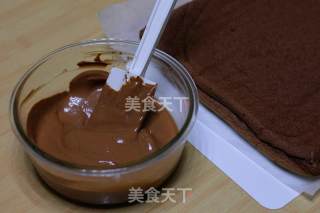 #柏翠大赛# Affectionate Cocoa Cake Roll recipe