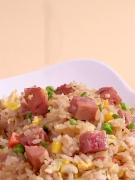 Luncheon Meat Fried Rice recipe