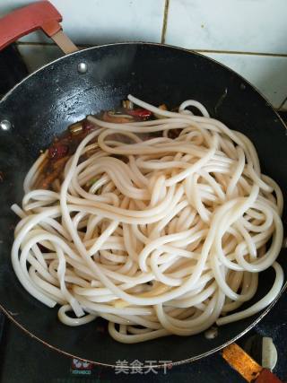 Not Authentic But Delicious Xinjiang Spicy Fried Rice Noodles recipe