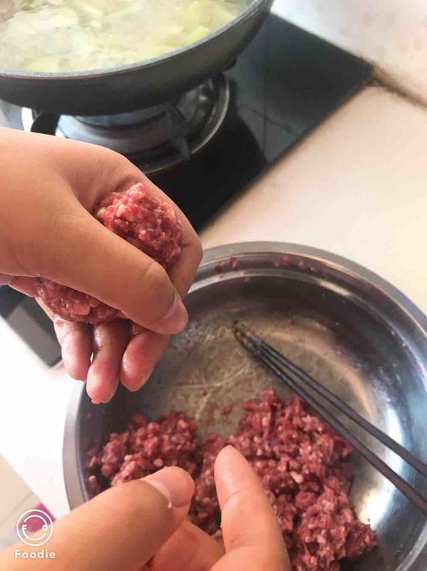 Beef Meatballs and Radish Soup recipe