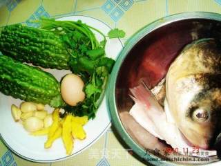 Bitter Gourd Braised Fish Head recipe