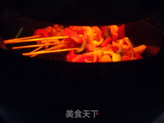 Colorful Beef Skewers recipe
