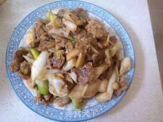 Stir-fried Lamb with Scallions recipe