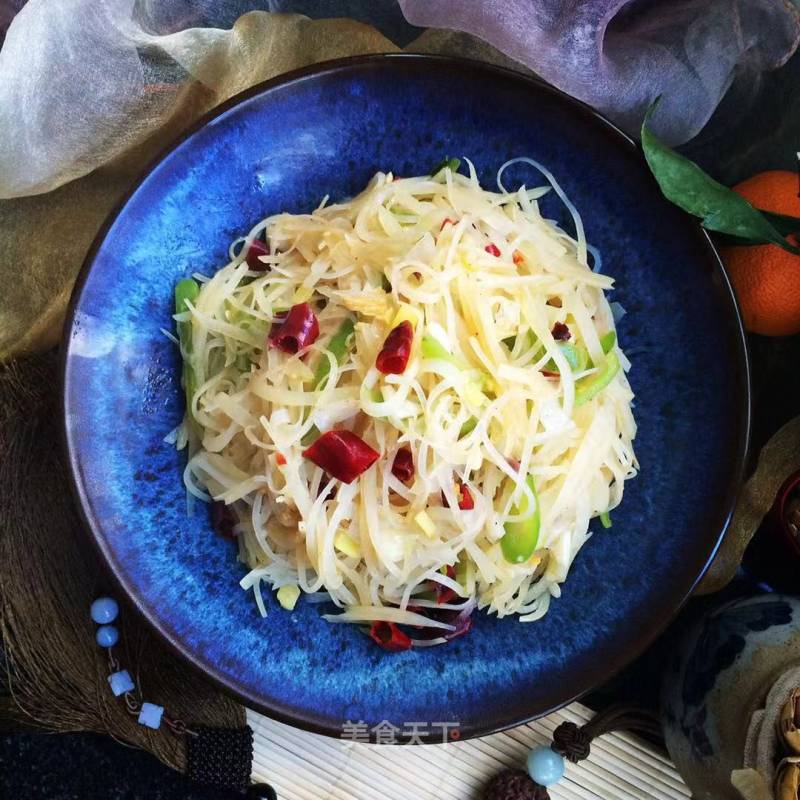 Spicy Potato Shreds recipe
