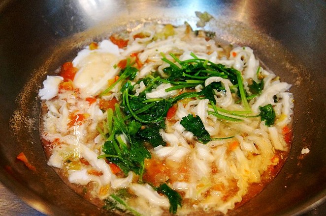 Hot Soup Noodles recipe