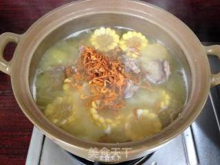 Cordyceps Flower Corn Big Bone Soup recipe