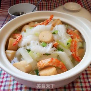 Shrimp, Dried Taro, Shredded Radish recipe