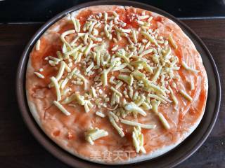 Vegetable Ham Pizza recipe