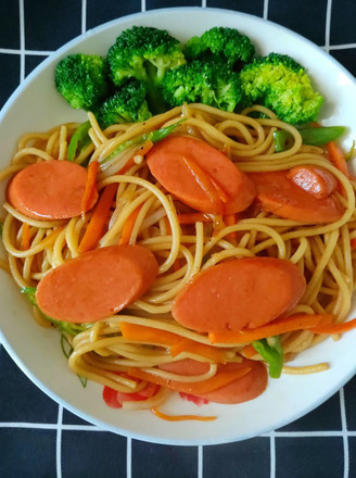 Spaghetti with Ham recipe