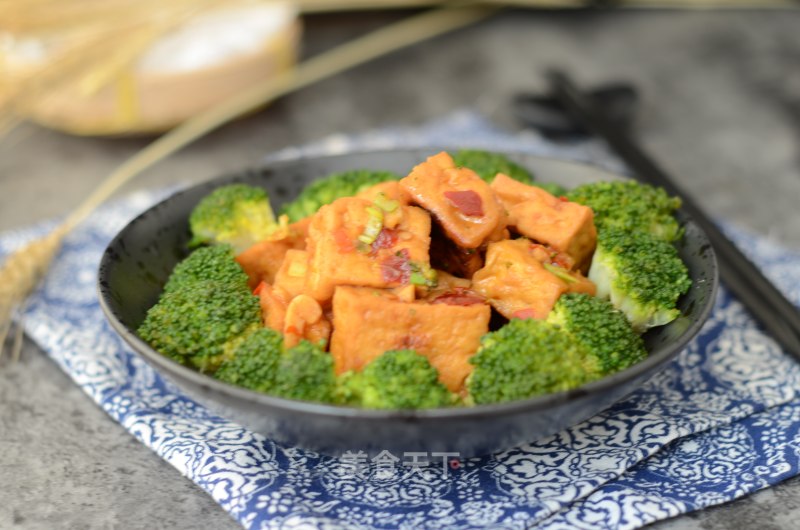 #trust之美# Broiled Tofu with Broccoli recipe