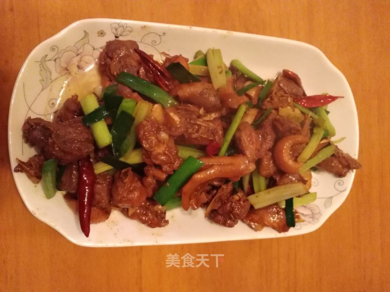 Fried Duck with Parsley recipe