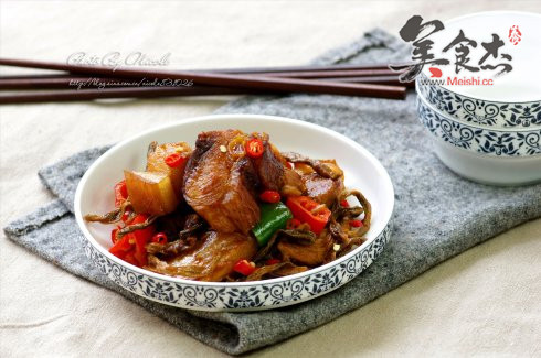 Braised Fish Pork Belly recipe