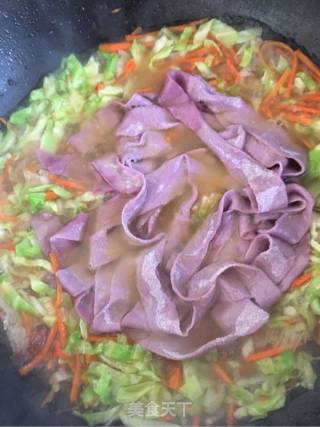 Purple Potato Belt Noodle recipe